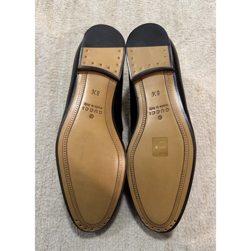 Authentic GUCCI Jordaan Horsebit Brixton Loafer Black Leather UNISEX US 7.5 - Picture 8 of 8